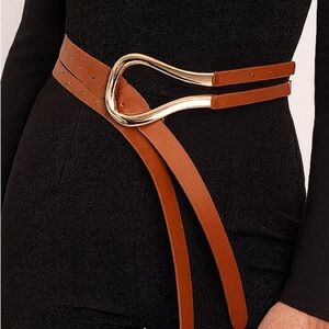 Double Loop Camel Belt